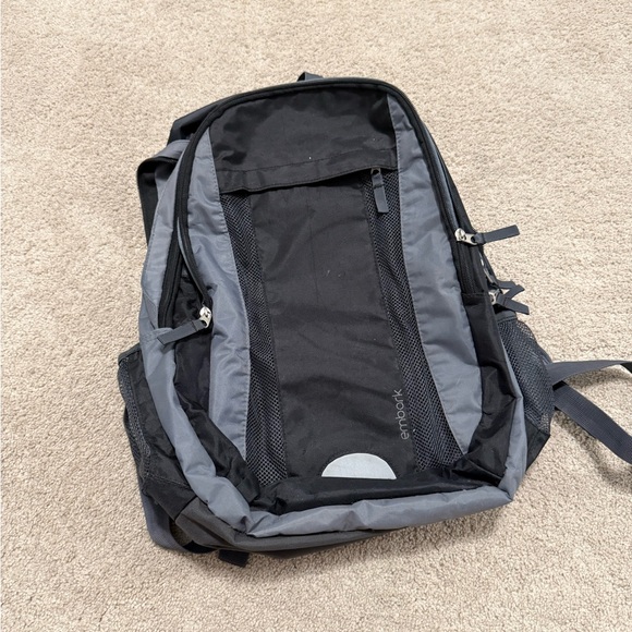 Grey and black embark backpack - Picture 1 of 3